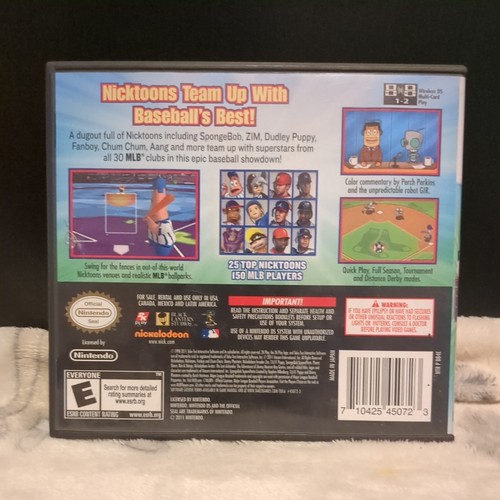 Nicktoons MLB (Nintendo DS, 2011) - Picture 2 of 6