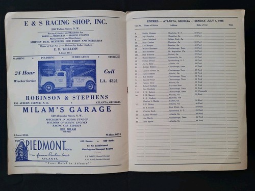 1948 Lakewood Speedway National Championship Stock Car Program, Red Byron Wins - Picture 3 of 6