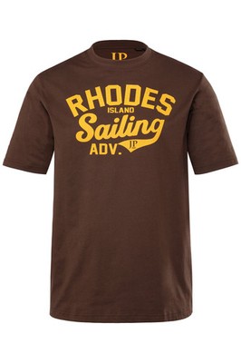 JP 1880 Herren große Größen T Shirt Halbarm Rundhals Vintage Print 826571