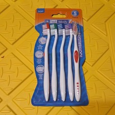 Dr Fresh Velocity Soft Bristle Toothbrushes - 5 Pack