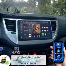 Android 15 6+128 GB CarPlay autoradio GPS navigatore fotocamera per Hyundai Tucson 16-18 4G