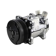 Universal A/C Compressor with 6PK Clutch Serpentine Belt SD 508 5H14 R134A