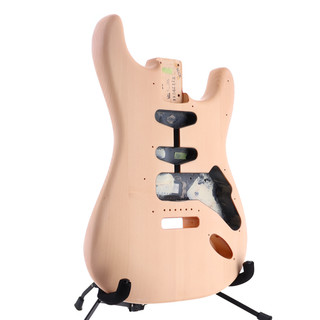 Stratocaster corpo in abete non finito con rivestimento sigillante in legno 3 libbre 8 oz