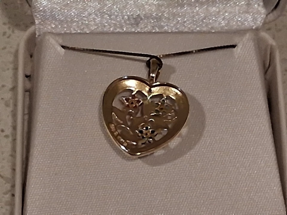 Ross Simon's 18Kt. Gold Over Sterling Silver Heart Necklace - Image 2 of 4