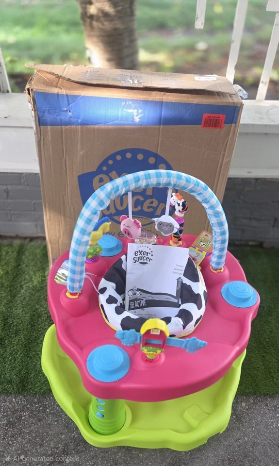 Centro de atividades Evenflo 61611938 Exersaucer Bounce & Learn - Moovin & Groovin - Imagem 2 de 4