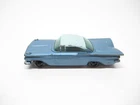 MATCHBOX LESNEY MOKO #57 SILVER WHEEL CHEVROLET IMPALA BLUE BASE PLEASE READ
