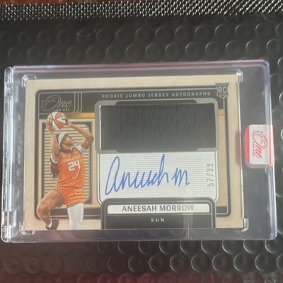 2025 Panini One and One Aneesah Morrow Rookie Jumbo Jersey Autograph /99 Sun