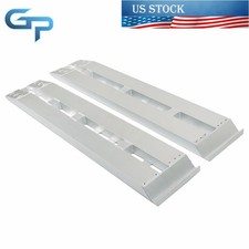 2pcs 60x12 Aluminum Ramps Slip-proof Knife Foot For Car Trailer Truck