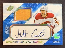 23-24 UD SPX ROOKIE AUTOGRAPH SPECTRUM MATTHEW CORONATO RC AUTO #MC 33/65 MINT