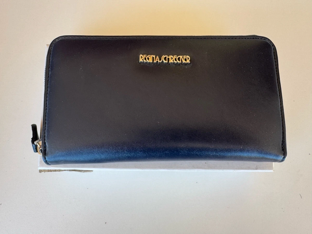 GOIACII Portafoglio Donna in Pelle Piccolo Blocco RFID Portamonete Cerniera Porta Carte di Credito con Tanti Scomparti