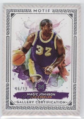 2023-24 Topps Motif Gallery Certification 6/99 Magic Johnson #7 HOF 7y2