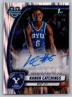 KANON CATCHINGS 2024-25 Bowman Chrome U STEALTH REFRACTOR ~ BYU RC AUTO