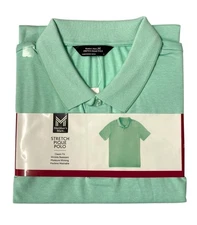 Member's Mark Men's Short Sleeve Stretch Pique Polo Green XL