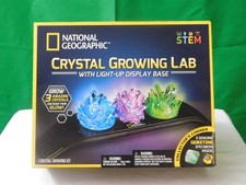   STEM Crystal Growing Kit   National Geographic   Light-Up Base  Gemstones  