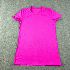 Juicy Couture Women's XS Short Sleeve Crew Neck T-Shirt Pink Made In America