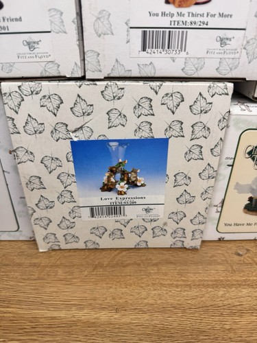 Lot Of 12 Charming Tails Fitz & Floyd Mouse Bunny Figurines Special Edition Set - Picture 2 of 13