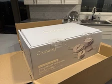 Caraway Home 9pc Non-Stick Ceramic Cookware Set Cream