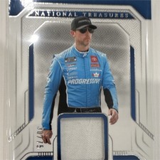 2025 Panini National Treasures Racing Treasured Swatches Denny Hamlin MEM 30/75