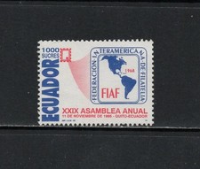 S7854 Ecuador 1995 Philatelic Federation 1v. MNH