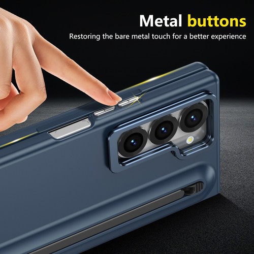 Shockproof Stand Pen Slot Case +Screen Protector+Stylus For Samsung Z Fold 7/6 - Picture 7 of 73