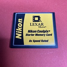 Genuine Lexar Nikon Coolpix Starter Memory Card 16mb CF Compact Flash 8x