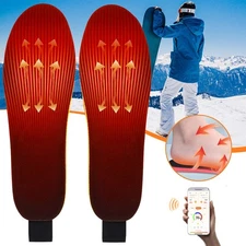 Heated Shoe Foot Insole USB Electric Heater Winter Skiing Outdoor Warm Feet Pads