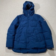 Tommy Hilfiger Puffer Jacket Mens Medium Navy Blue Winter Coat Hooded