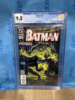Batman #512 CGC 9.8 ''Prodigal Part One'' DC Comics 1994 Killer Croc Story