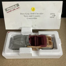 DANBURY MINT DOVE GRAY 1948 CHRYSLER TOWN & COUNTRY Convertible
