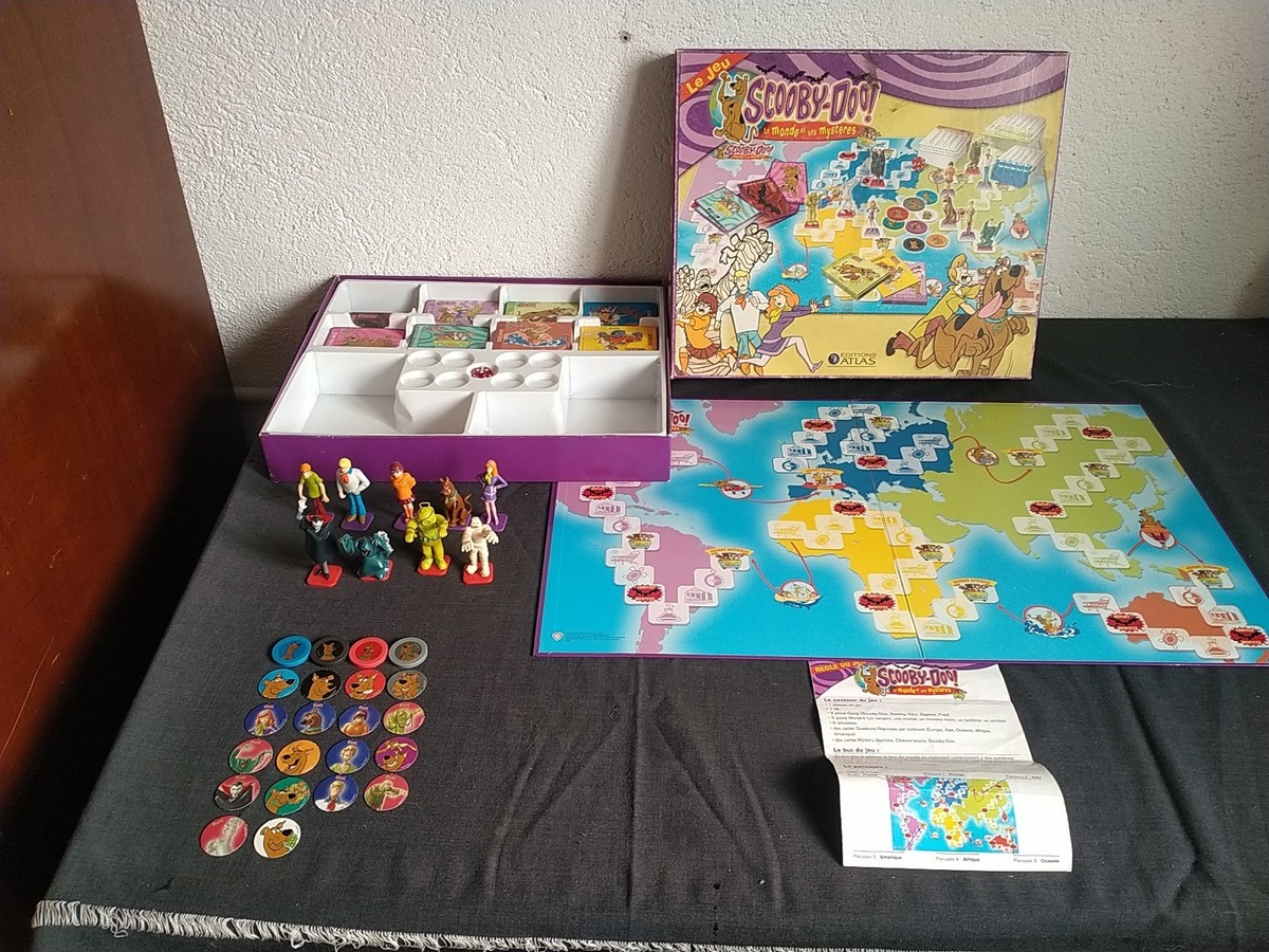 Jeu De Société Scooby-Doo Le Monde Et Ses Mystères Éditions Atlas - Complet