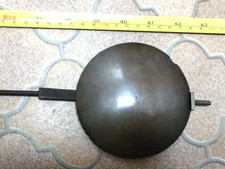 good antique longcase clock 43 1/4" long--1 lbs 14ozs pendulum-complete  (A)