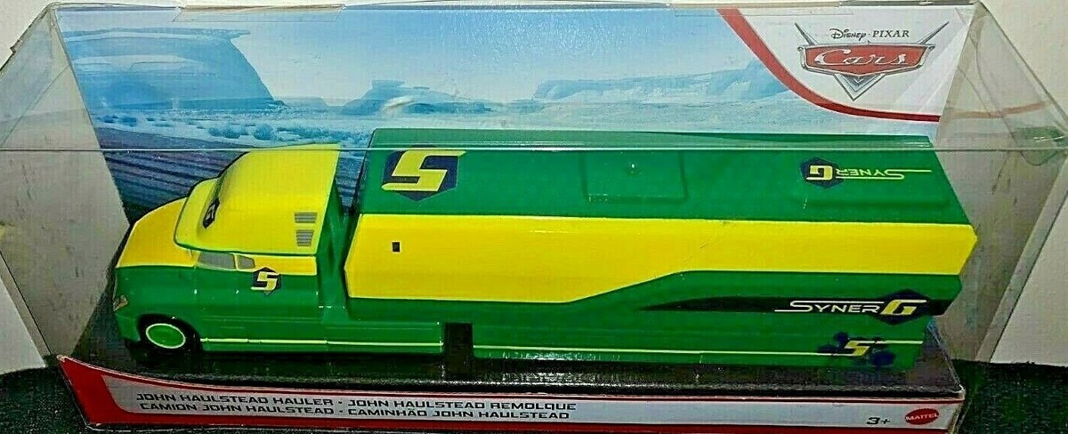 DISNEY PIXAR CARS 2020 GREEN #5 JOHN HAULSTEAD SYNERG DIE CAST