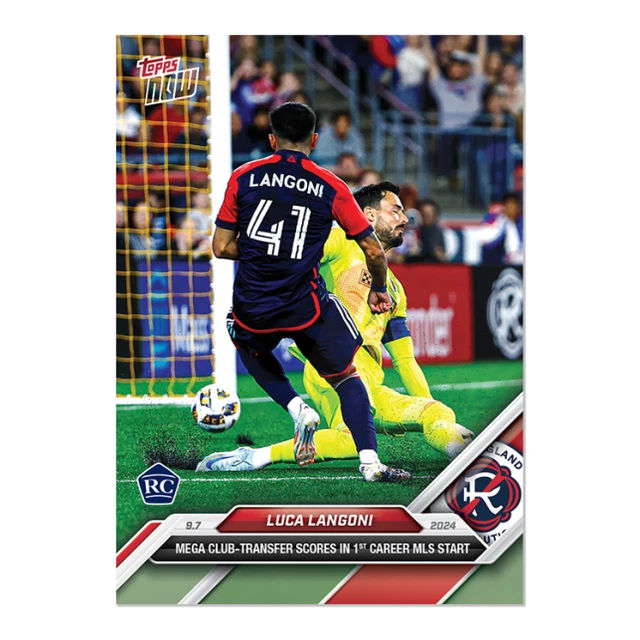 Luca Langoni - 2024 MLS Topps Now #125 PR:200 New England Revolution RC Presale