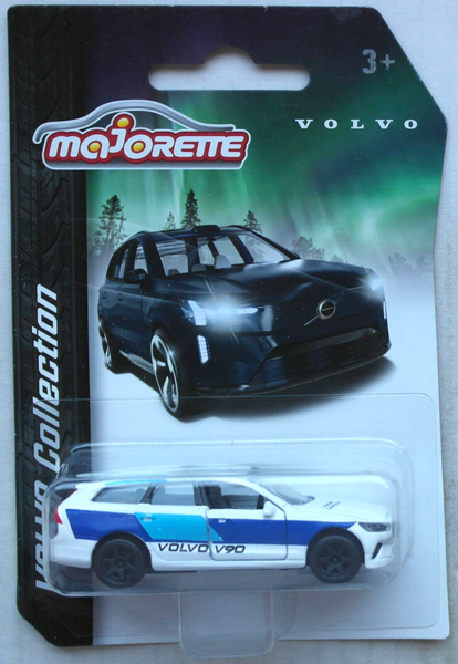 Majorette Volvo Collection V90 Weiß/Blau Neu/Ovp Motorsport Auto Car Kombi -A--image