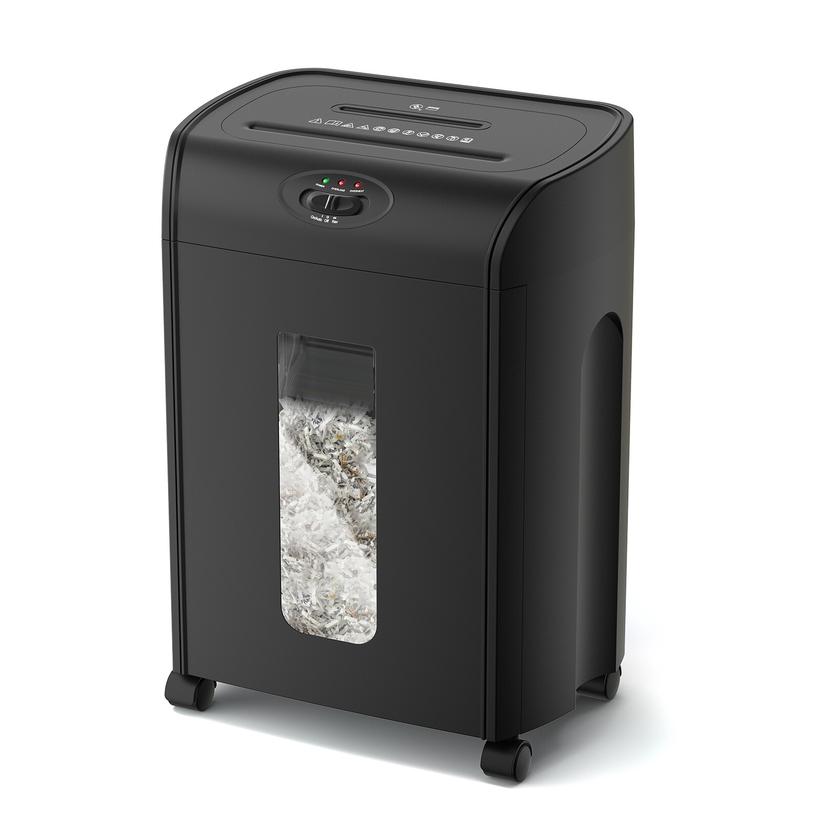 15-Sheet Cross Cut Paper Shredder, 4.76 Gallons Heavy Duty Ultra Quiet Shredder-image
