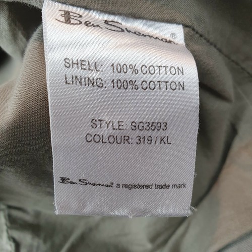 Chaqueta Ben Sherman Talla M Blazer Militar Bordado Detalle Dimonte en la Espalda - Imagen 8 de 11