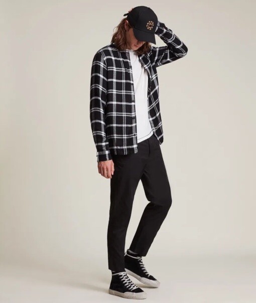 ALLSAINTS  Men’s Arline Shirt Size Small GENUINE RRP £95 #E8 image 2