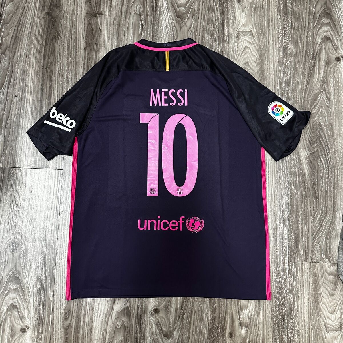 NIKE 2016-17 #10 MESSI BARCELONA AWAY JERSEY MENS DEEP NIKE 2016-17 #10 MESSI BARCELONA AWAY JERSEY MENS DEEP