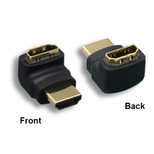 Kentek HDMI Male to Female 270 Degree Port Saver Gold-Plated Connector Extend