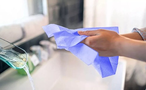 90M Blue Centre Feed Rolls Embossed Blue Hand Towels Wipe Office Workshop 2Ply - Picture 2 of 5