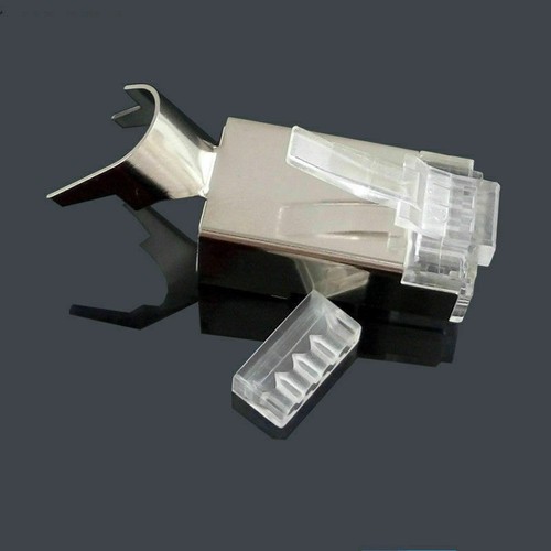 1.45mm 10Pack Network Connectors RJ45 Cat7 Gold Plated FTP Modular Plug - 第 4/7 張圖片