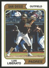 2023 Topps Heritage #168 Luis Liberato RC