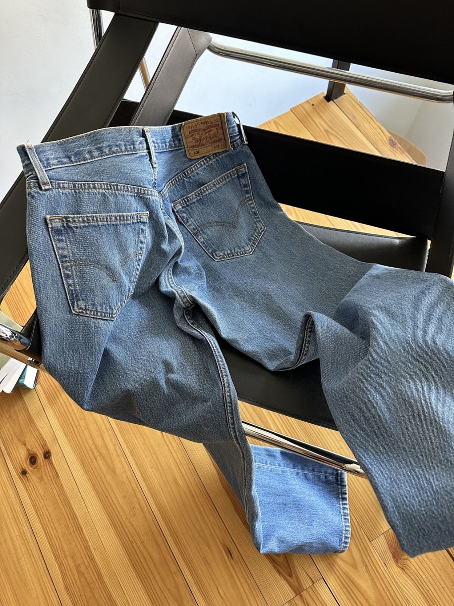 Levi's 501 Vintage Denim Blue Jeans W36L32 Made In UK 90s | eBay Levi's 501 Vintage Denim Blue Jeans W36L32 Made In UK 90s | eBay