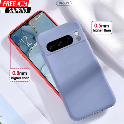 For Google Pixel 9, 8, 7, 6 Pro Case XL Cover Liquid Silicone Rubber Protector