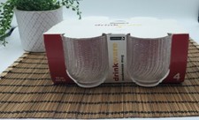 Set Of 4 Glass Luminarc Seabreeze Mugs NIB