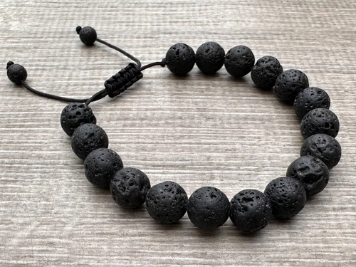 Grade A++ Edelstein Perlen verstellbar Armband 10 mm, echte Kristalle Armbänder - Bild 114 von 124