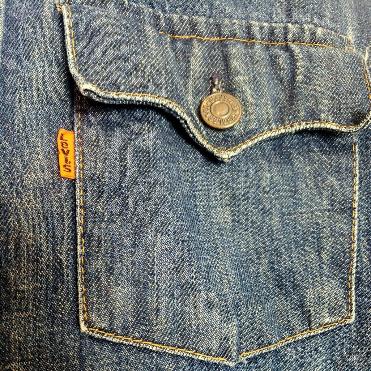 極美品70's VINTAGE Levi's ORANGE TAB デニムシャツ 70´s VINTAGE Levi´s ORANGE TAB デニムシャツ