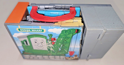 MATTEL, THOMAS & FRIENDS, SODOR WHARF, 2010 FOLD-OUT PLAYSET, USED - Picture 1 of 16