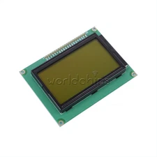 5V 12864 LCD Display Module Graphic Matrix 128x64 Dots Yellow green Backlight