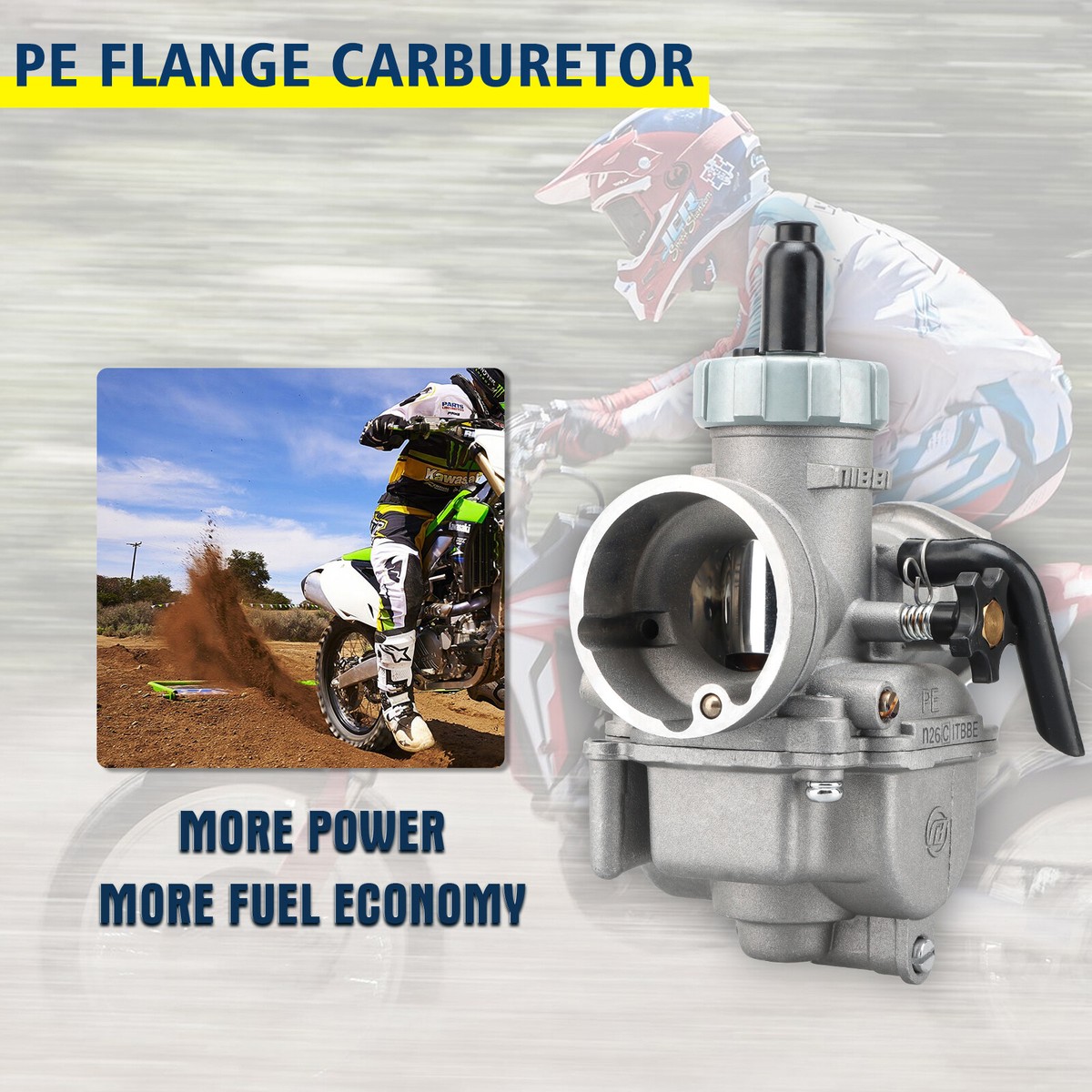 NIBBI Racing PE24mm Flange Carburetor Fits | USA